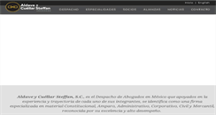 Desktop Screenshot of aldaveabogados.com