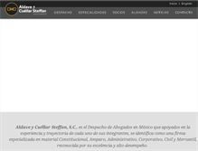 Tablet Screenshot of aldaveabogados.com